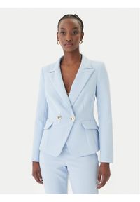 Rinascimento Marynarka CFC0128643003 Błękitny Regular Fit. Kolor: niebieski. Materiał: syntetyk #1