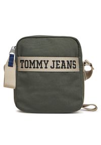 Tommy Jeans Saszetka Tjm Retro Cool Reporter AM0AM13277 Khaki. Kolor: brązowy. Materiał: materiał
