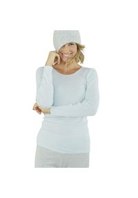 DAMART - Damska koszulka z długim rękawem Damart Thermolactyl. Kolor: biały. Długość rękawa: długi rękaw. Długość: długie. Styl: elegancki #1