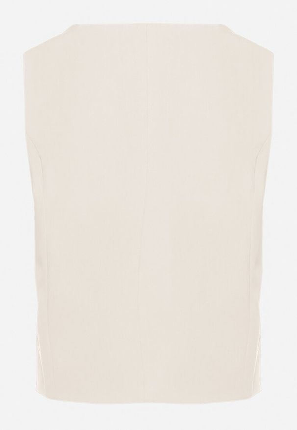 Born2be - Jasnobeżowa Kamizelka na Guziki Aeralindra. Kolor: beżowy