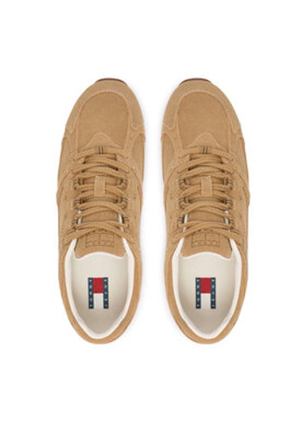 Tommy Jeans Sneakersy Archive '97 Lite Suede EN0EN02899 Brązowy. Kolor: brązowy. Materiał: skóra, zamsz