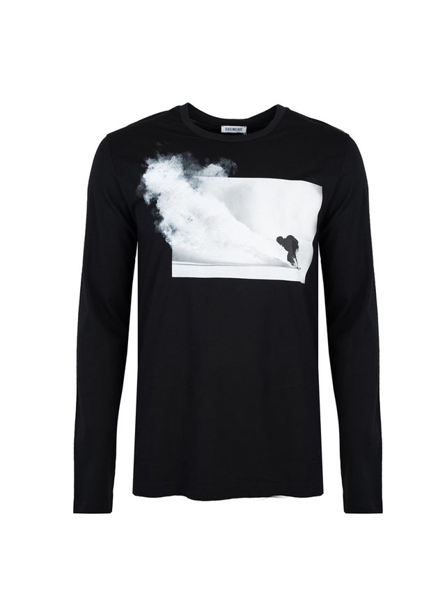 Bikkembergs Longsleeve. Okazja: na co dzień. Materiał: bawełna. Długość rękawa: długi rękaw. Wzór: nadruk. Styl: casual