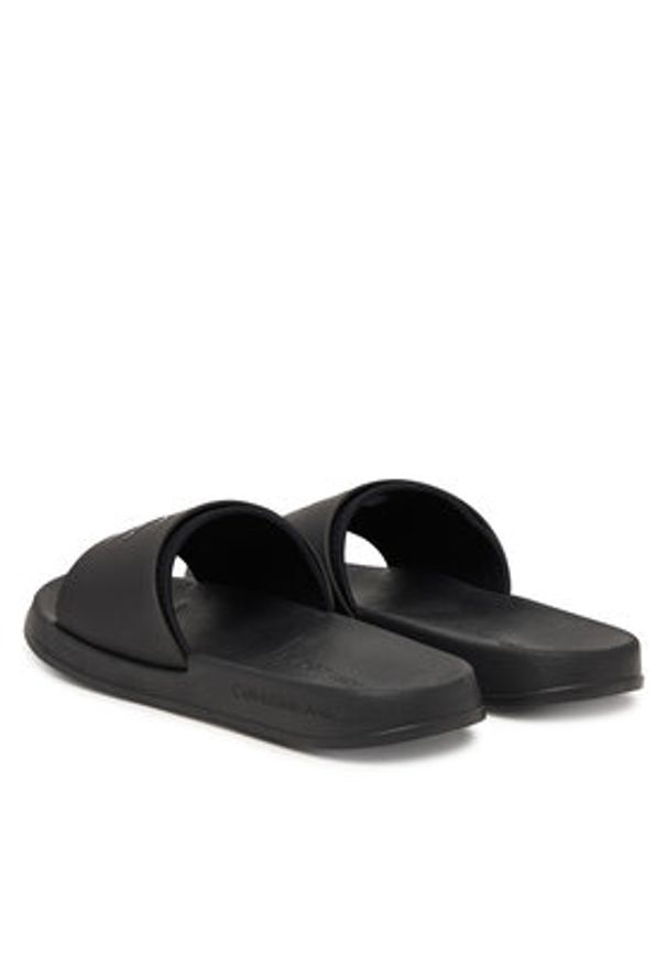 Calvin Klein Klapki Ess Slide Rubber Neoprene HM0HM02229 Czarny. Kolor: czarny. Materiał: syntetyk