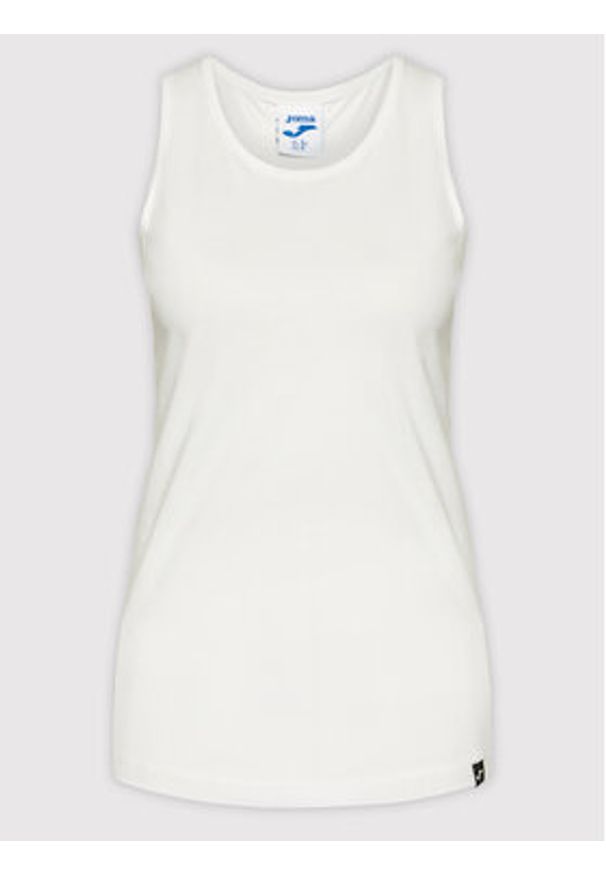 Joma Top Oasis 901170.20 Biały Regular Fit. Kolor: biały. Materiał: bawełna