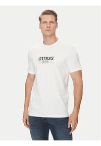 Guess T-Shirt M2YI24 J1314 Biały Slim Fit. Kolor: biały. Materiał: bawełna #1