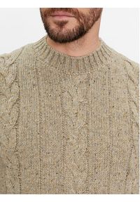 Jack & Jones - Jack&Jones Sweter 12247818 Beżowy Regular Fit. Kolor: beżowy. Materiał: syntetyk #5