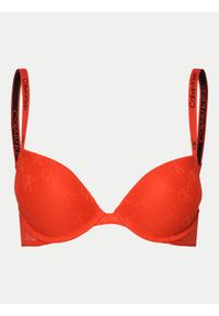 Calvin Klein Underwear Biustonosz z fiszbiną 000QF7180E Czerwony. Kolor: czerwony. Materiał: syntetyk