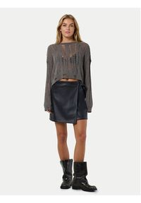 Noisy may - Noisy May Spódnica z imitacji skóry Mandy 27030945 Czarny Regular Fit. Kolor: czarny. Materiał: skóra #4