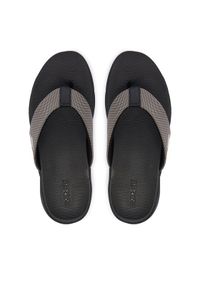 skechers - Skechers Japonki 229267/TPBK Czarny. Kolor: czarny. Materiał: materiał #1