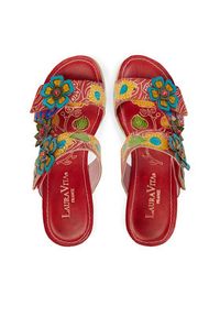 Laura Vita Klapki Bonito 31 Czerwony. Kolor: czerwony. Materiał: skóra #5