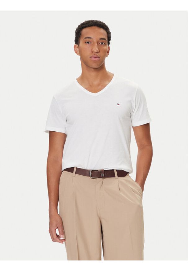 TOMMY HILFIGER - Tommy Hilfiger Komplet 3 t-shirtów UM0UM03637 Biały Regular Fit. Kolor: biały. Materiał: bawełna