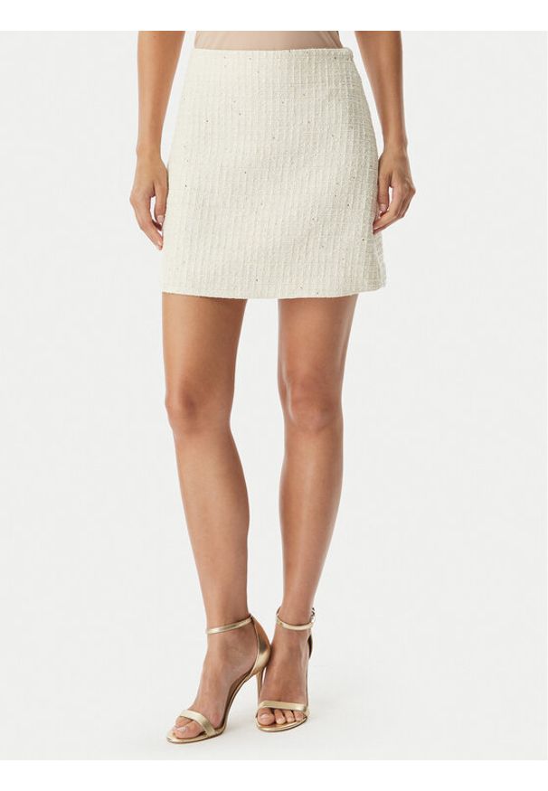 Rinascimento Spódnica ołówkowa CFC0128067003 Beżowy jasny Slim Fit. Kolor: beżowy. Materiał: syntetyk