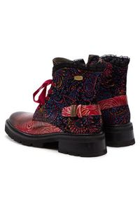 Laura Vita Trzewiki Kouleo 47 Bordowy. Kolor: czerwony. Materiał: skóra #5