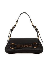 Just Cavalli Torebka 78RA4BI4 ZSB88 Czarny. Kolor: czarny. Materiał: skórzane