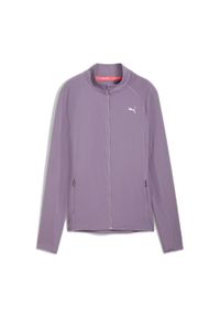 Puma - Bluza do biegania damska PUMA Run For Her Ribbed Full Zip. Kolor: fioletowy. Sport: bieganie