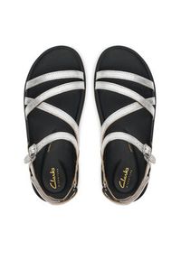 Clarks Sandały Arisetella Rose 26181261 Srebrny. Kolor: srebrny. Materiał: skóra #2