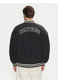 Converse Kurtka bomber Varsity 10026976-A01 Czarny Regular Fit. Kolor: czarny. Materiał: syntetyk