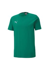 Koszulka do piłki nożnej męska Puma teamGOAL 23 Casuals Tee. Kolor: zielony #1