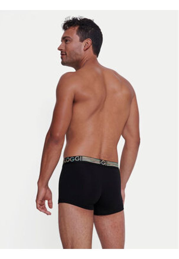 Sloggi Komplet bokserek 10218485 Czarny. Kolor: czarny. Materiał: bawełna