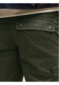 Jack & Jones Szorty materiałowe Cole Frank 12291369 Zielony Regular Fit. Kolor: zielony. Materiał: bawełna #6