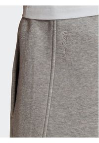Adidas - adidas Szorty sportowe ALL SZN Fleece Shorts HC8843 Szary Regular Fit. Kolor: szary. Materiał: bawełna