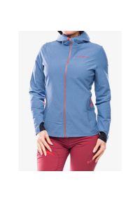 LA SPORTIVA - Kurtka softshell damska La Sportiva Descender Storm Jacket. Kolor: niebieski. Materiał: softshell. Sport: turystyka piesza