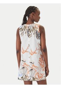 Marella Sukienka codzienna Sultano 2613221322 Biały Regular Fit. Okazja: na co dzień. Kolor: biały. Materiał: bawełna. Typ sukienki: proste. Styl: casual #5