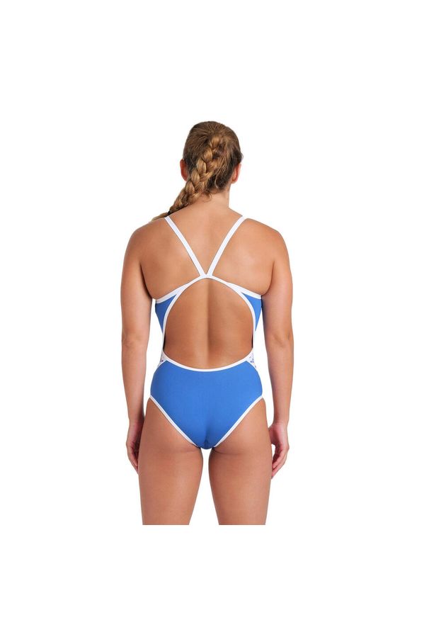 Strój Kąpielowy damski Arena Team Swimsuit Swim Tech Solid. Kolor: biały, wielokolorowy, niebieski. Materiał: materiał