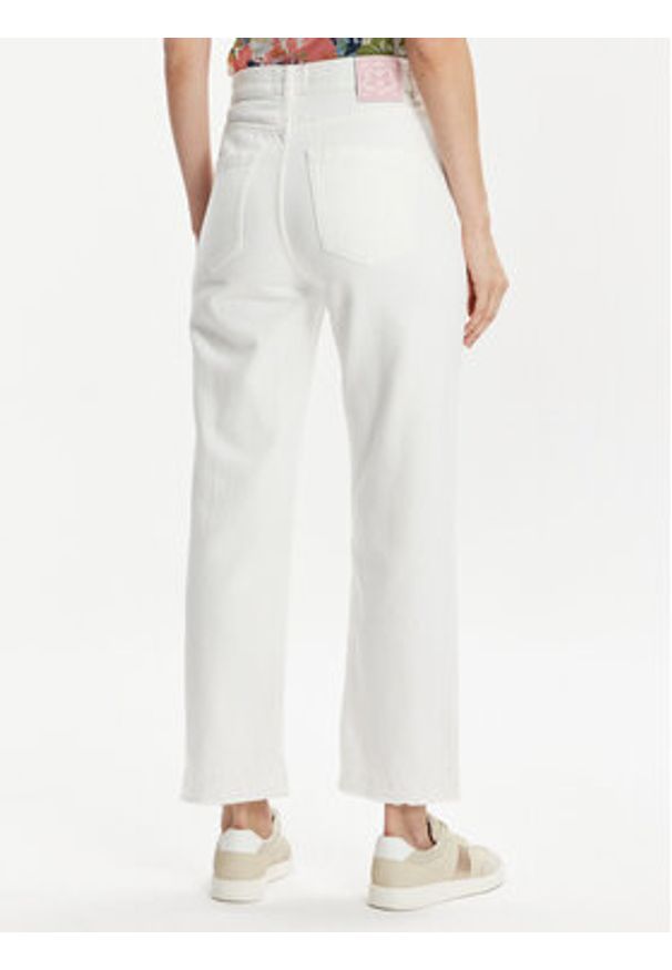 Marella Jeansy Mombis 2413131224 Biały Mom Fit. Kolor: biały