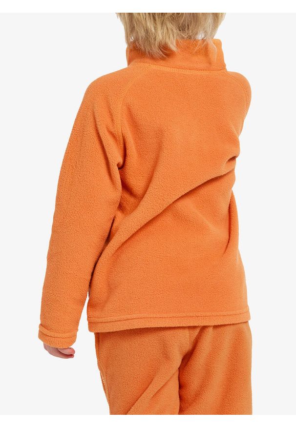 Bluza rozpinana dziecięca Didriksons Monte Full Zip. Kolor: pomarańczowy