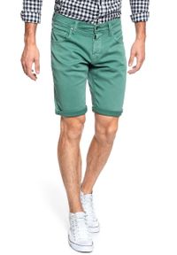 Mustang - SPODENKI MUSTANG Chicago Shorts Z Frosty Spruce 1009596 6398. Materiał: materiał #9