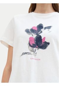 Tom Tailor T-Shirt 1043104 Biały Regular Fit. Kolor: biały. Materiał: bawełna #2