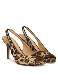 Guess Sandały FLJKL2 ELE07 Beżowy jasny. Kolor: beżowy. Materiał: materiał #5