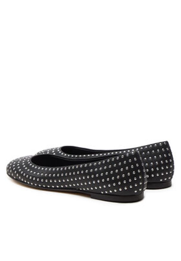 Karl Lagerfeld - KARL LAGERFELD Baleriny Karo KL40123 Czarny. Kolor: czarny. Materiał: skóra