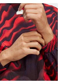 Adidas - adidas Bluza Future Icons Graphic Crew Sweatshirt IC8266 Czerwony Loose Fit. Kolor: czerwony. Materiał: syntetyk #4