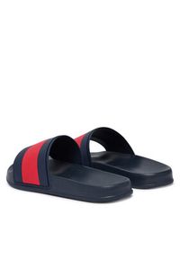 TOMMY HILFIGER - Tommy Hilfiger Klapki Core Hilfiger Flag Pool Slide FM0FM05798 Niebieski. Kolor: niebieski. Materiał: skóra #4