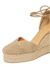 Castañer Espadryle Cora/8ED/256 025535 Beżowy. Kolor: beżowy. Materiał: materiał