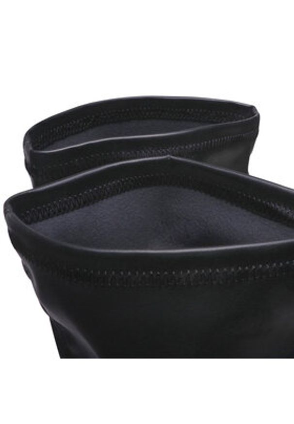 DeeZee Muszkieterki H13073A-5 Czarny. Kolor: czarny. Materiał: skóra