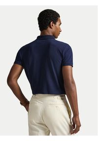 Polo Ralph Lauren Polo 710941439038 Granatowy Custom Slim Fit. Typ kołnierza: polo. Kolor: niebieski. Materiał: bawełna #3