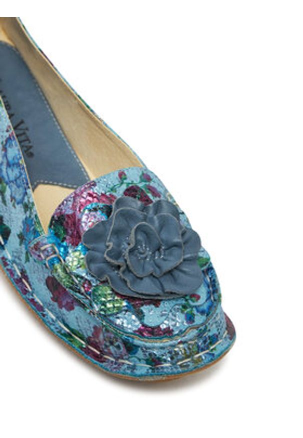 Laura Vita Baleriny Aucdreyo 21 Niebieski. Kolor: niebieski. Materiał: skóra