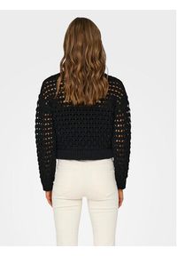only - ONLY Sweter Linda 15311772 Czarny Regular Fit. Kolor: czarny. Materiał: syntetyk #3