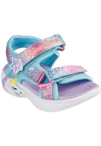 skechers - Sandały Skechers Unicorn Dreams, Dzieci. Kolor: fioletowy. Materiał: syntetyk, tkanina