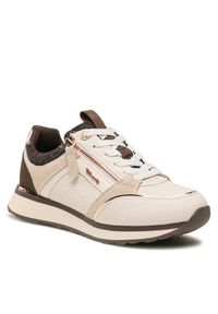 Sneakersy Tamaris. Kolor: beżowy, brązowy #1