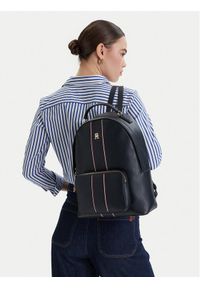 TOMMY HILFIGER - Tommy Hilfiger Plecak Th Daily Backpack Corp AW0AW18851 Granatowy. Kolor: niebieski. Materiał: skóra #1