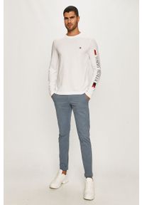 TOMMY HILFIGER - Tommy Hilfiger - Longsleeve. Okazja: na co dzień. Kolor: biały. Materiał: bawełna, dzianina. Wzór: gładki. Styl: casual #5