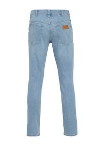 Wrangler - WRANGLER TEXAS SLIM MĘSKIE SPODNIE JEANSOWE CLEAR BLUE W12SZH280 112126539