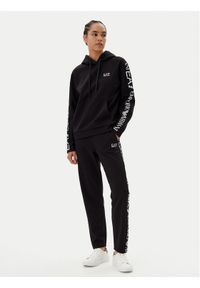 EA7 Emporio Armani Dres 7W000116 AF10443 UC001 Czarny Regular Fit. Kolor: czarny. Materiał: syntetyk