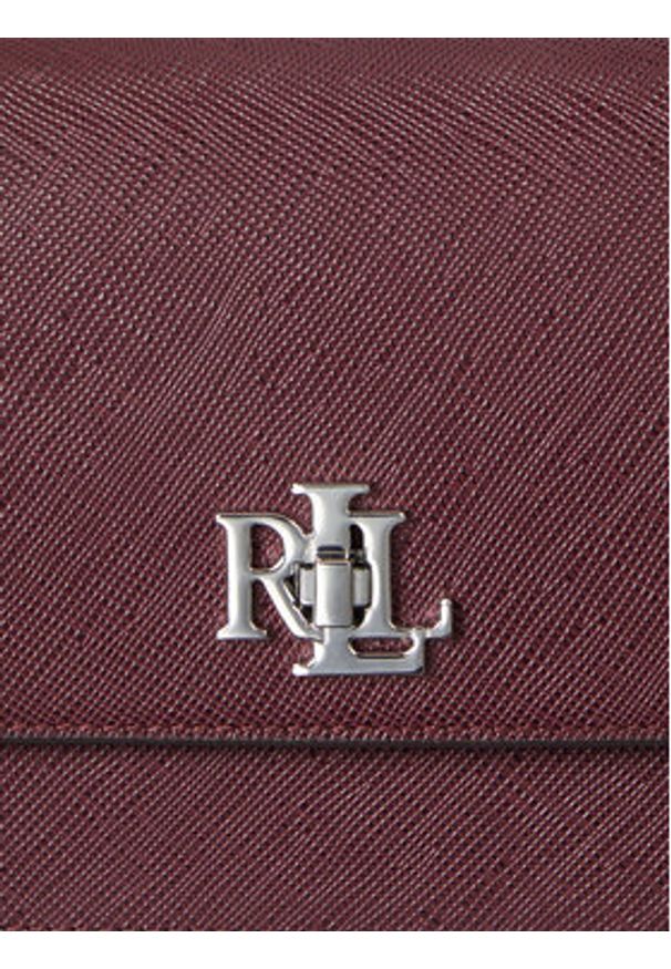 Lauren Ralph Lauren - LAUREN RALPH LAUREN Torebka 431974272007 Bordowy. Kolor: czerwony. Materiał: skórzane