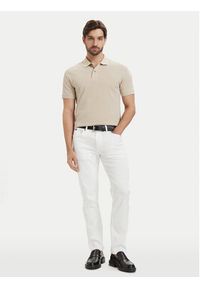 BOSS Polo Pallas 50553564 Beżowy Regular Fit. Typ kołnierza: polo. Kolor: beżowy. Materiał: bawełna #4