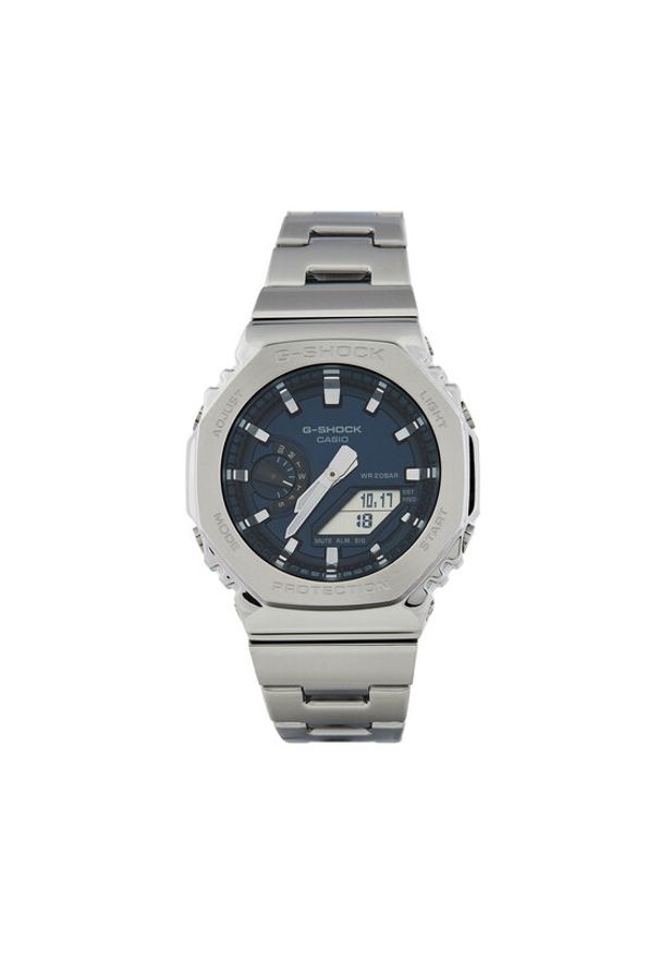 G-Shock Zegarek G-Steel GM-2110D-2BER Srebrny. Kolor: srebrny